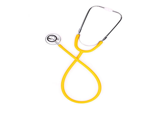 Hospital Use Best Seller Yellow Dual Head Aluminum Stethoscope