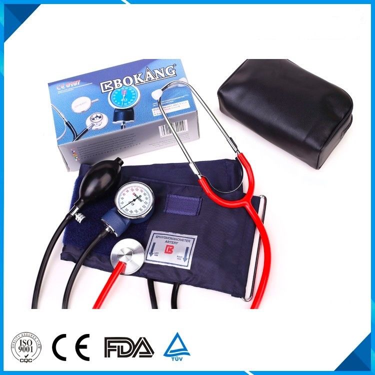 BM-1115 Aneroid Sphygmomanometer with Dual Head Stethoscope, without mercury,home and hospital use best seller