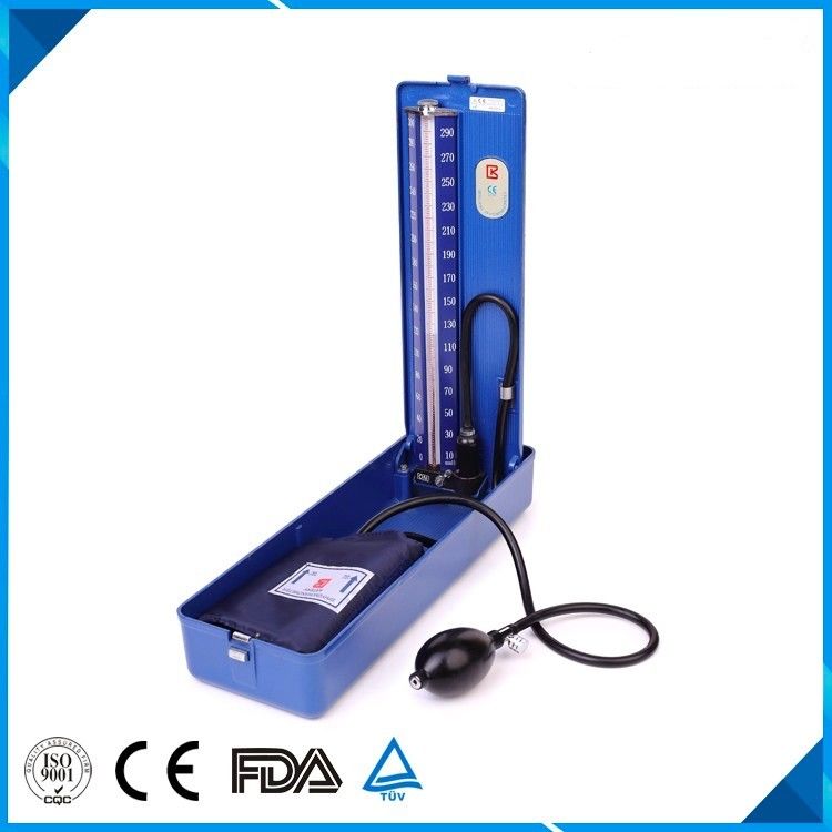 BM-1124 Best Selling Large size medical use  PVC/Latex Mercury Sphygmomanometer with Good Qulaity  home and hospital use