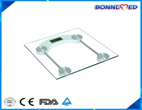 BM-1400 body weight measuring instrument 6mm glass health medical scale top digital bathroom scale