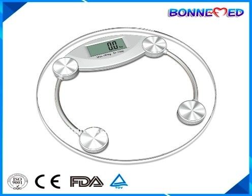 BM-1401 Foldable Handle High Precision Circular Household 180kg Digital Personal Body Bathroom Scale with CE&RoHS