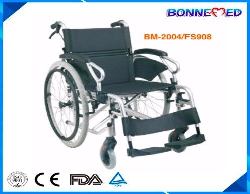 BM-2004/FS908 Factory Wholesale Adjustable Height Wheelchair With Manual Control Can Be Used Hospital Trip and Home!