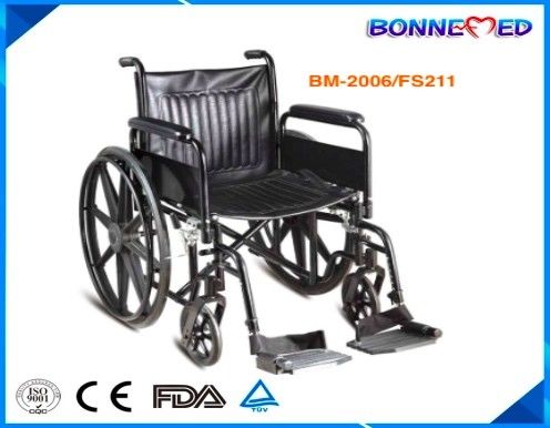 BM-2006/FS211Best Selling Steel Frame Economic Wheelchair Popular Power Wheelchair, Disabled Stairclambing Wheelchair